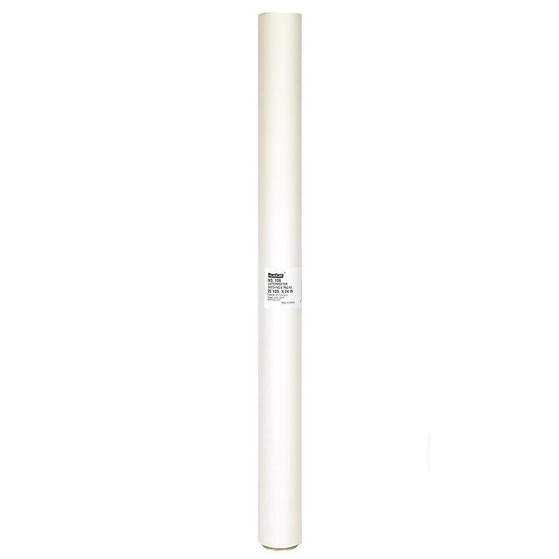 Bienfang No. 106 White Paper Roll, 24" x 20 yds., White (340123) image 1