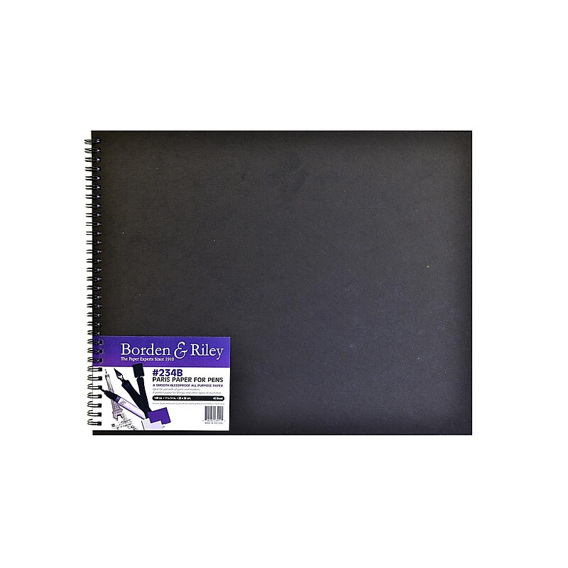 Borden & Riley 11" x 14" Sketch Book, 40 Sheets/Book (21053) image 1