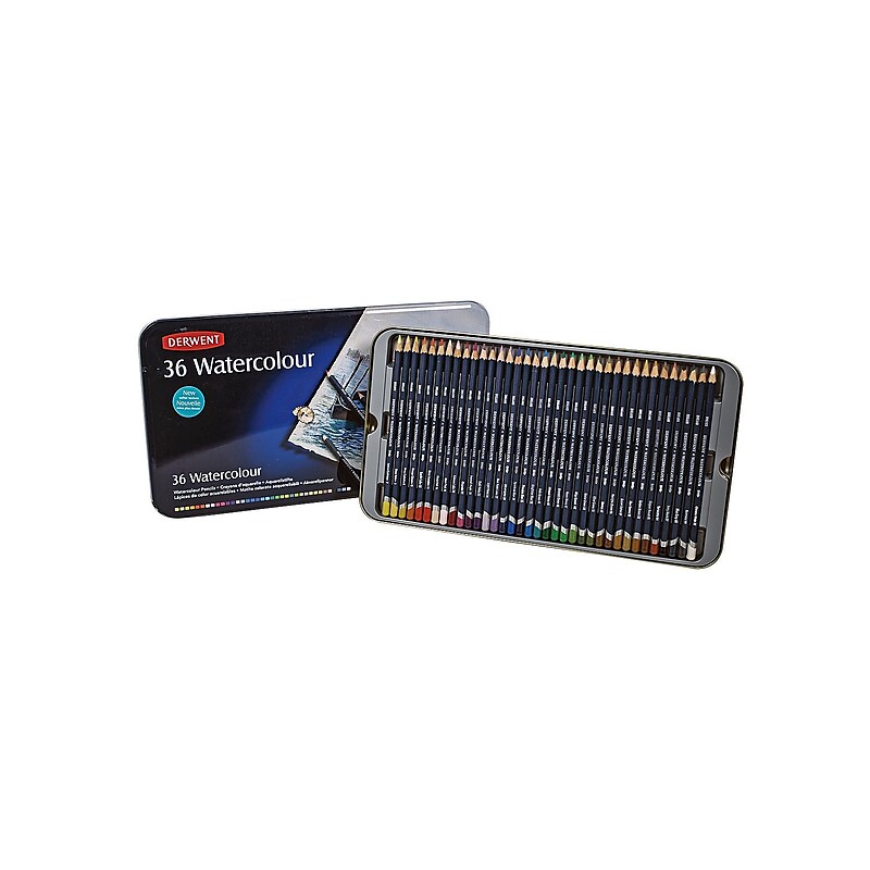 Derwent Watercolor Pencil Sets In Tins Set Of 36 (32885) image 1