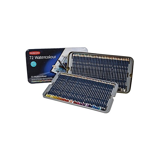 Derwent Watercolor Pencil Sets In Tins Set Of 72 (32889