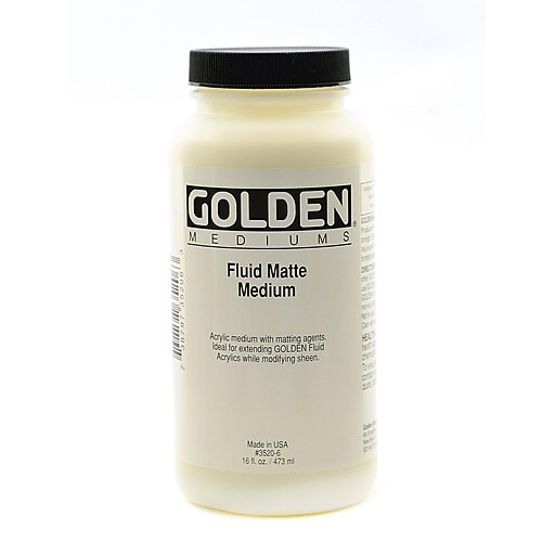 Golden Fluid Matte Medium 16 Oz. (35206) Staples