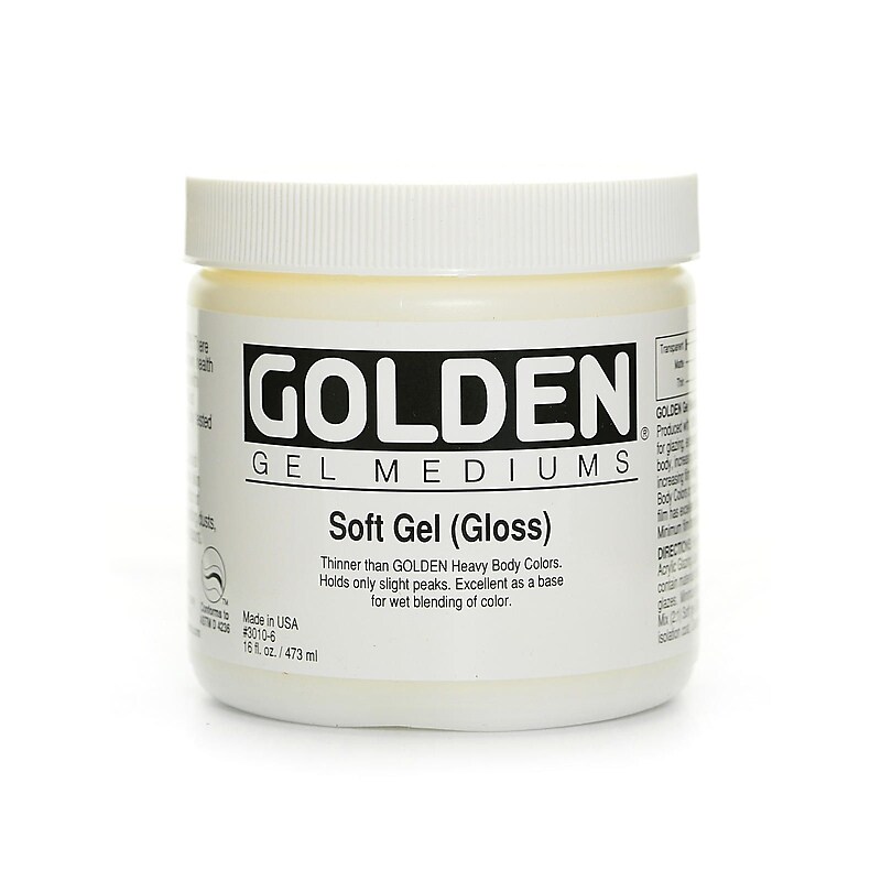 Golden Gel Mediums Soft Gloss 16 Oz. (3010-6) image 1
