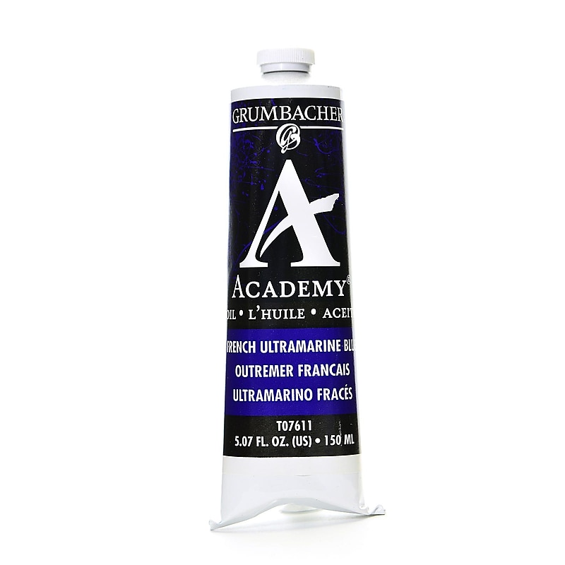 Grumbacher Academy Oil Colors French Ultramarine Blue 5.07 Oz. (T076-11) image 1