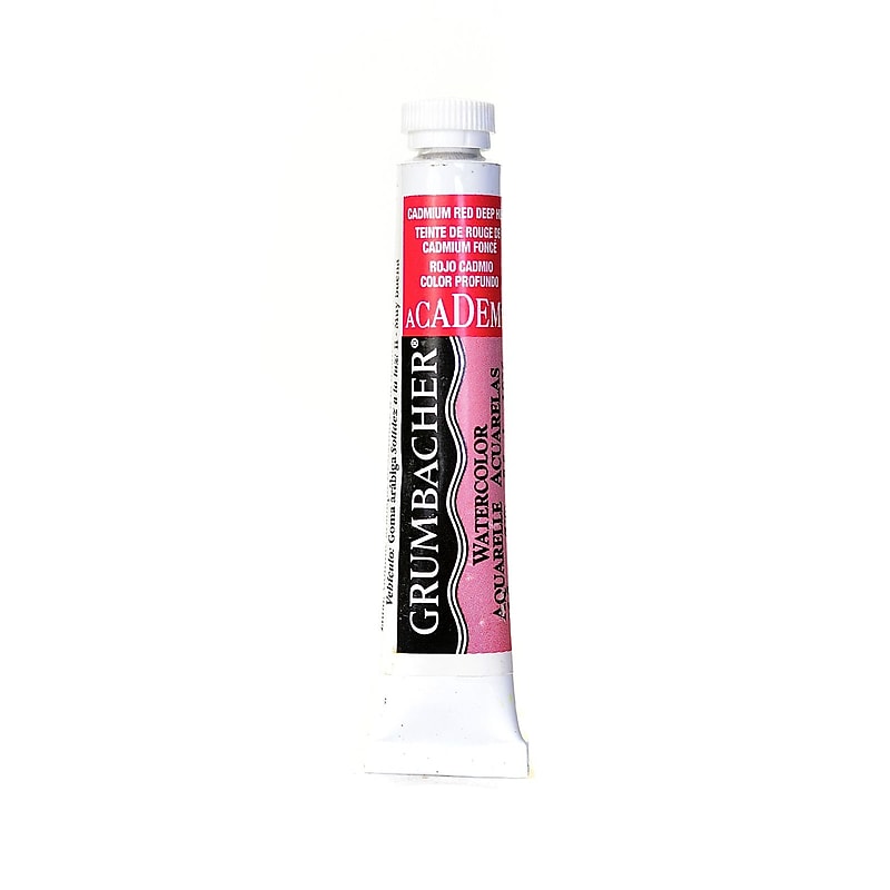 Grumbacher Academy Watercolors Cadmium Red Deep Hue [Pack Of 4] (4PK-A026) image 1
