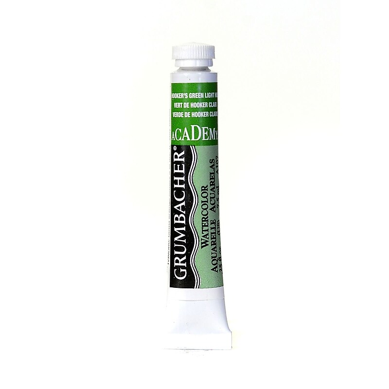 Grumbacher Academy Watercolors Hooker'S Green Light [Pack Of 4] (4PK-A107) image 1