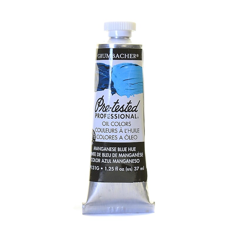 Grumbacher Pre-Tested Artists Oil Colors Manganese Blue Hue P131 1.25 Oz. [Pack Of 2] (2PK-P131G) image 1