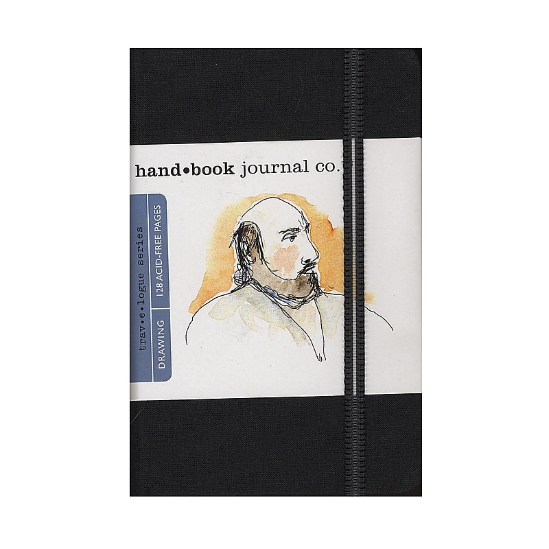 Assorted Publishers Hand Book Journal Co. Travelogue 3.5" x 5.5" Drawing Sketch Pad, 128 Sheets/Pad (12872) image 1
