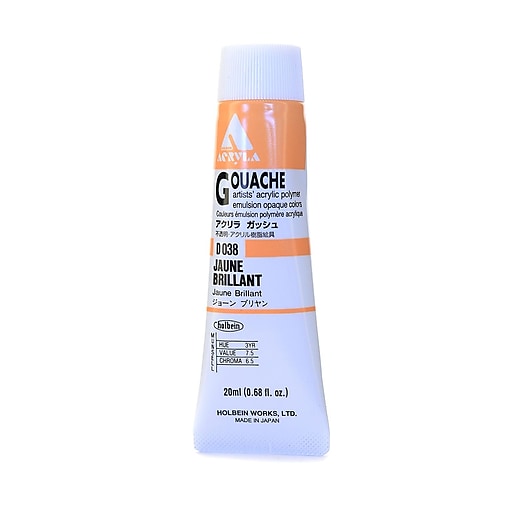 Holbein Acryla Gouache 20 Ml Jaune Brilliant [Pack Of 2