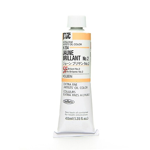 Holbein Artist Oil Colors Jaune Brilliant 2 40 Ml [Pack