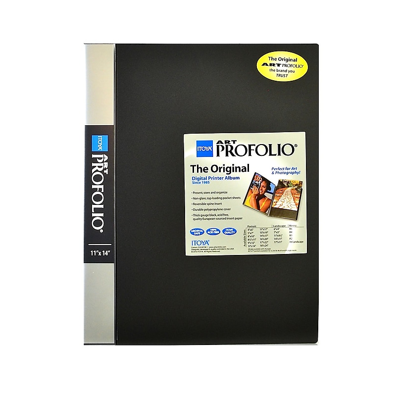 Itoya Art Profolio Storage/Display Book 11 In. X 14 In. 24 (IA-12-11) image 1
