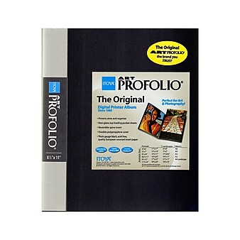 Itoya Art Profolio Storage/Display Book 8 1/2 In. X 11 In. 24 (IA-12-8)