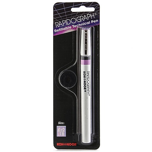 KohINoor Rapidograph Technical Pens No. 3165 0.18 Mm (3165.4Z) at Staples