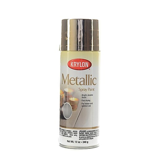 Krylon Metallic Spray Paint Brass 12 Oz. (K02204) at Staples