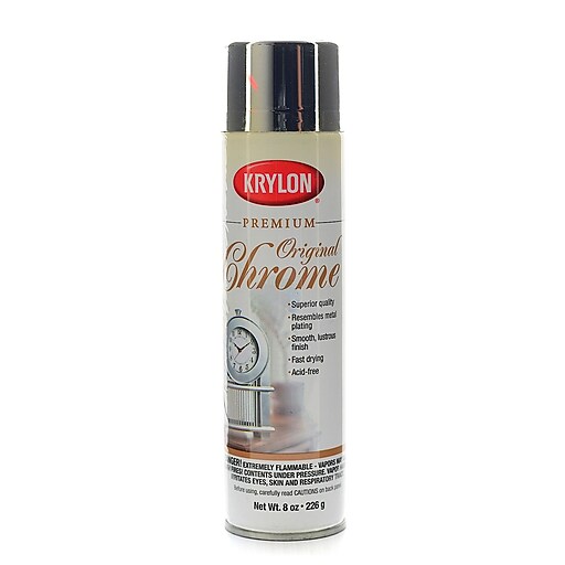 Krylon Premium Metallic Spray Paint Original Chrome (K01010A) at Staples