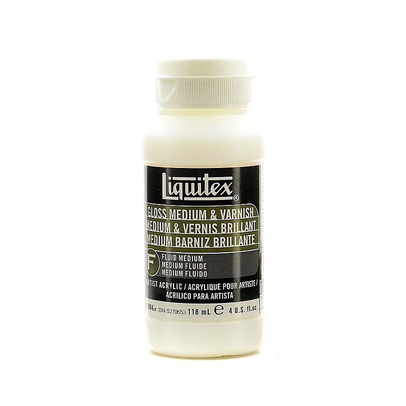 Liquitex Acrylic Gloss Medium 4 Oz. [Pack Of 2] (2PK-5004) image 1