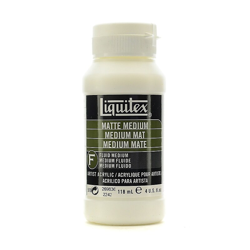 Liquitex Acrylic Paint Matte Paint Medium 4 Oz. [Pack Of 2] (2PK-5104) image 1