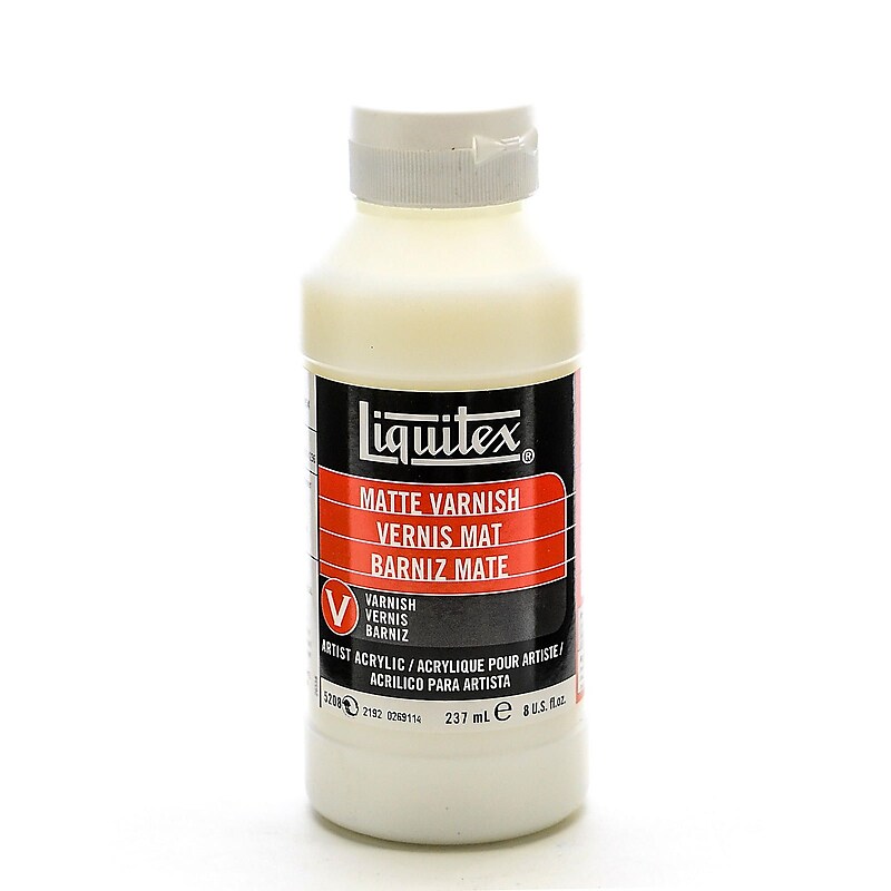 Liquitex Acrylic Permanent Matte Varnish 8 Oz. [Pack Of 2] (2PK-5208) image 1