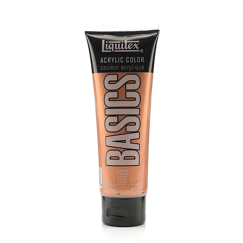 Liquitex Basics Acrylics Colors Copper 4 Oz. Tube [Pack Of 3] (3PK-1046230) image 1