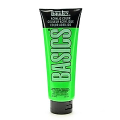りAQOL Liquitex Basics Acrylics Colors Light Green Permanent 8.5 Oz. Tube