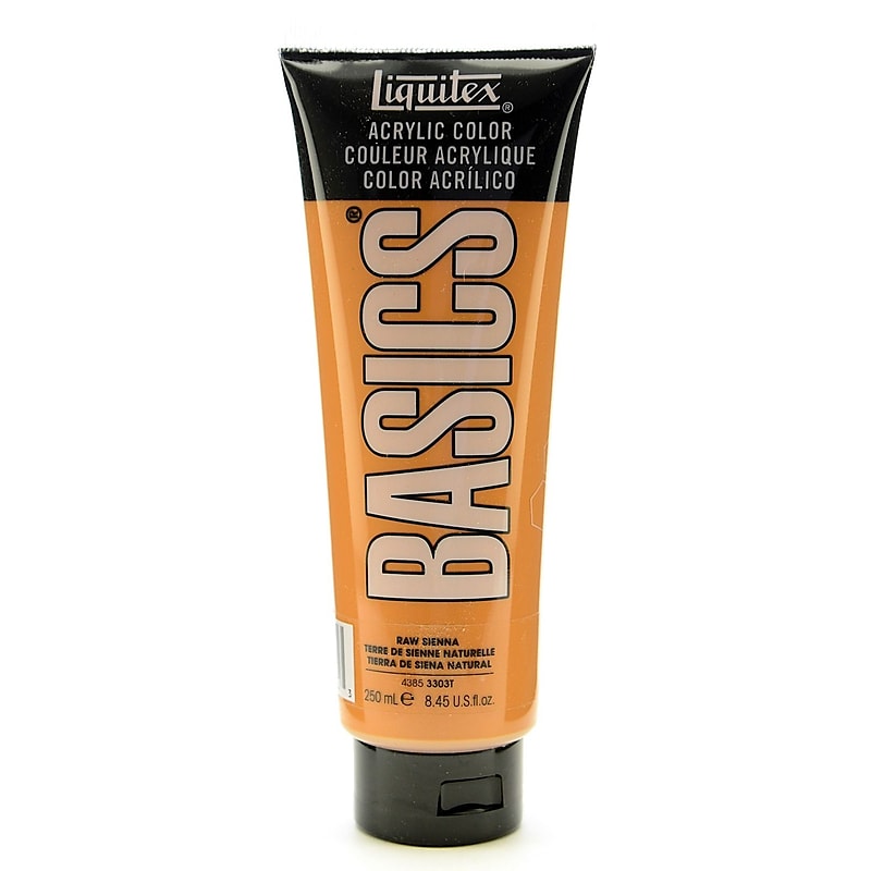 Liquitex Basics Acrylics Colors Raw Sienna 8.5 Oz. Tube (4385330) image 1