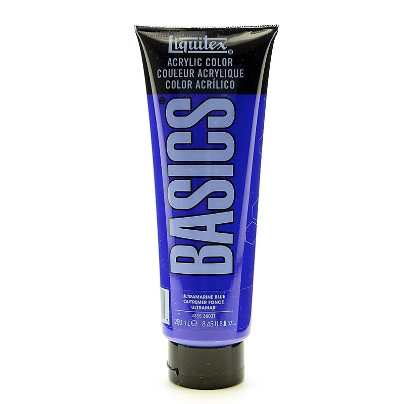 Liquitex Basics Acrylics Colors Ultramarine Blue 8.5 Oz. Tube (4385380) image 1
