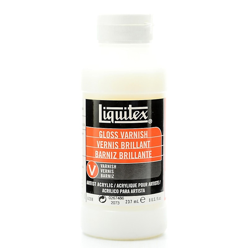 Liquitex Gloss Varnish - Flexible Surface 8 Oz. [Pack Of 2] (2PK-6208) image 1