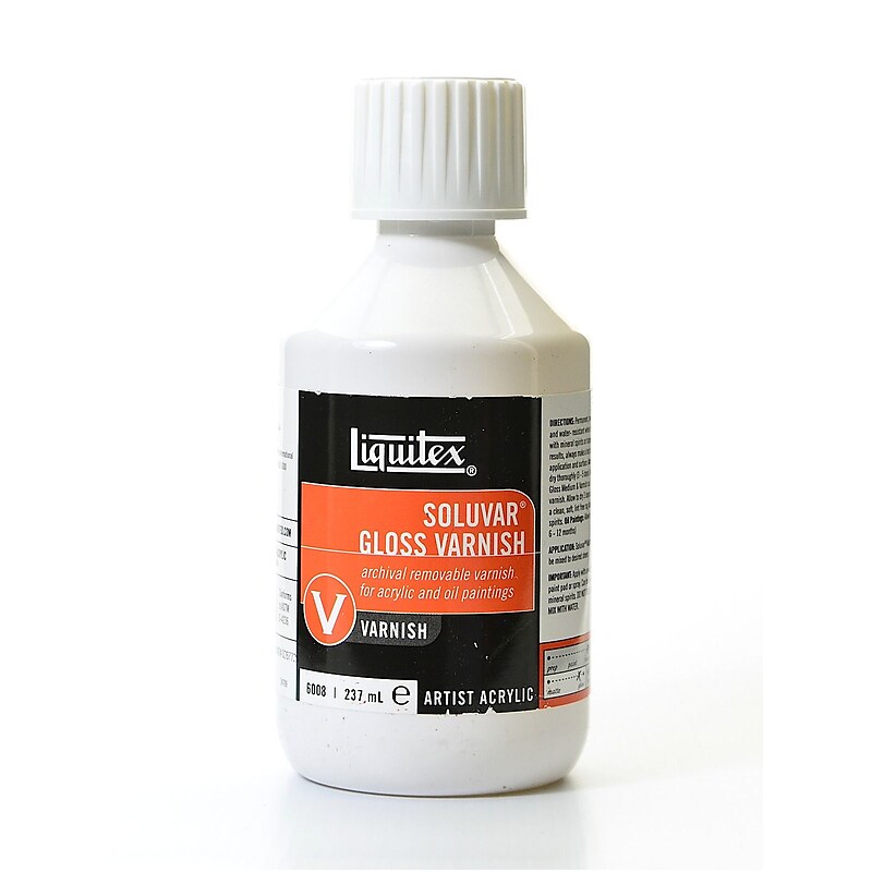 Liquitex Soluvar Final Picture Varnish Gloss 8 Oz. Bottle (6008) image 1