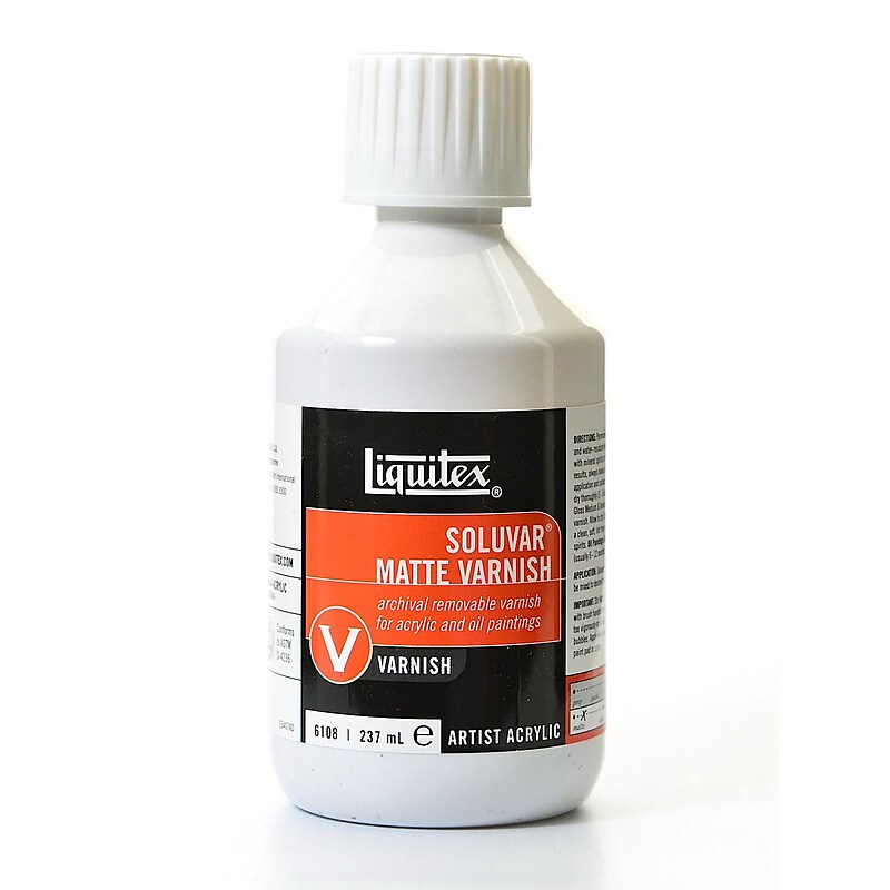 Liquitex Soluvar Final Picture Varnish Matte 8 Oz. Bottle (6108) image 1