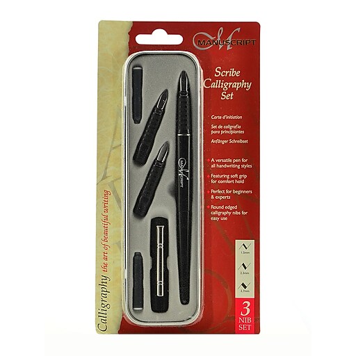 Shop Staples for Manuscript Scribe Series Calligraphy Pen And Pen Set