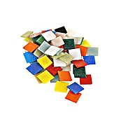 Mosaic Mercantile Solid Color Vitreous Glass Mosaic Tile Assorted 3/4 In. 1/2 Lb. Bag (AST 1/2)