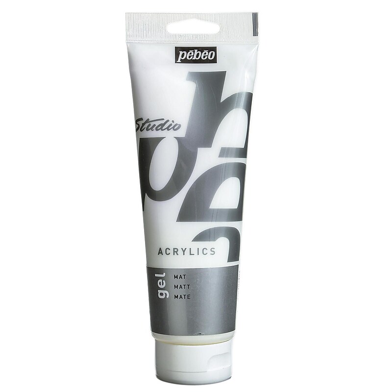 Pebeo Acrylic Gel Mediums Matt 250 Ml Tube (524220) image 1