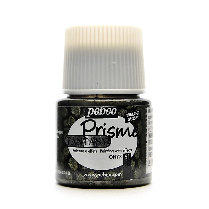 Pebeo Fantasy Prisme Effect Paint Onyx 45 Ml [Pack Of 3] (3PK-166051CAN) image 1
