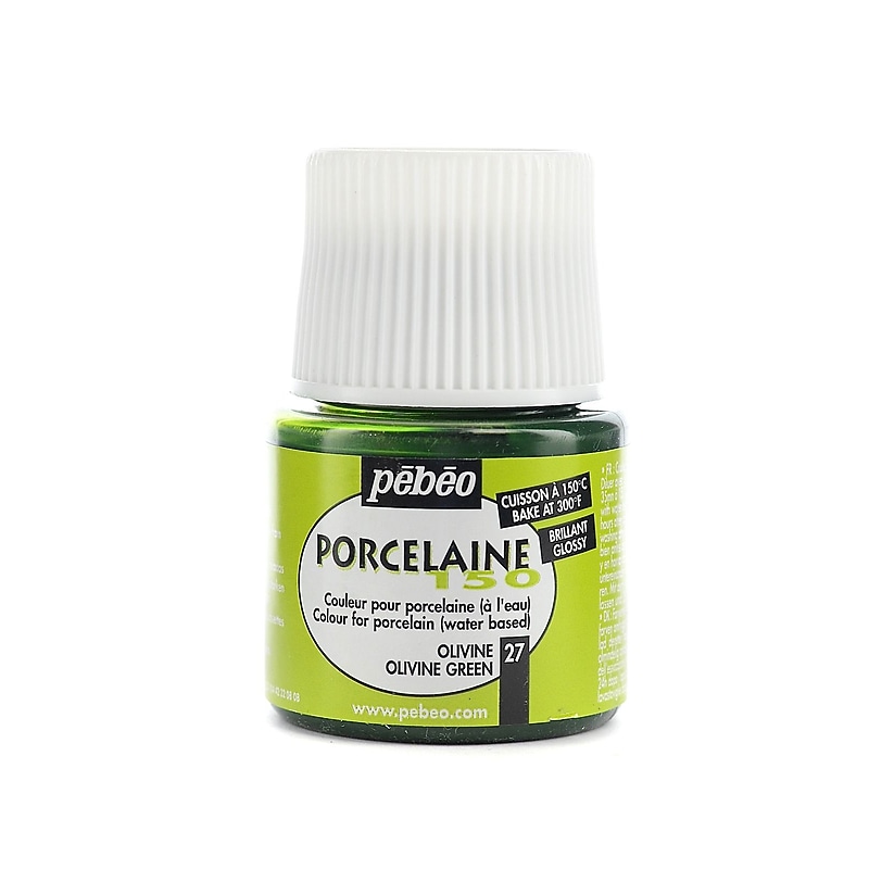 Pebeo Porcelaine 150 China Paint Olivine Green 45 Ml [Pack Of 3] (3PK-024-027) image 1