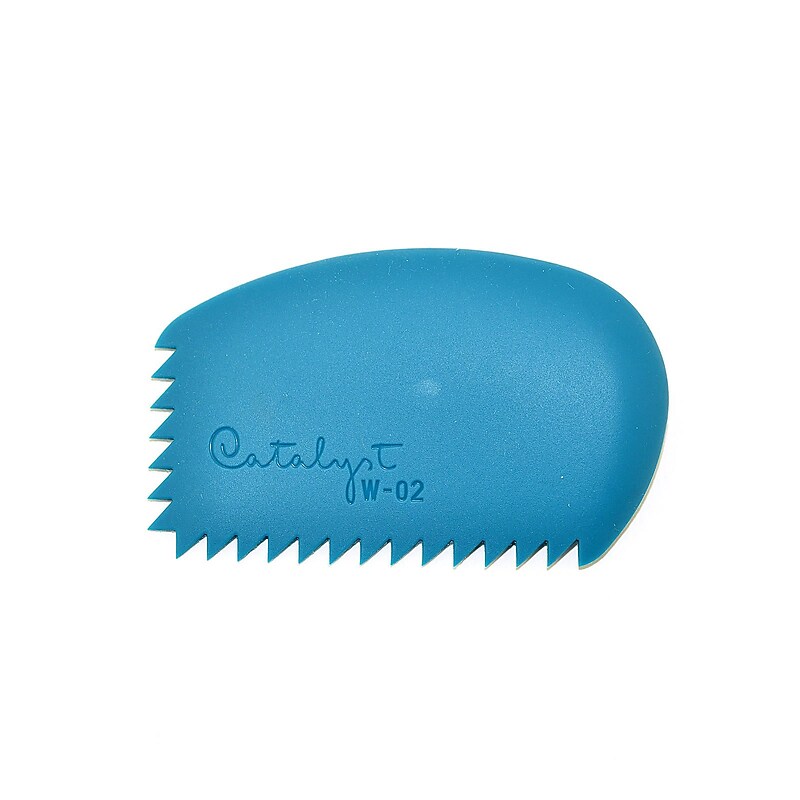 Princeton Catalyst Silicone Tools Wedge No. 2 Blue [Pack Of 2] (2PK-W-02) image 1