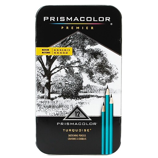 Prismacolor Turquoise Pencil Sets Sketch Set Of 12 [Pack Of 2] (2PK24192) Staples