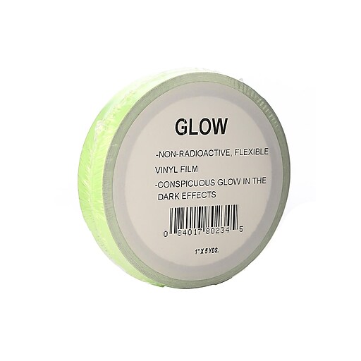 Pro Glow Vinyl Spike Tape - 1/2 x 10yd, Glow - Neon Production Supply
