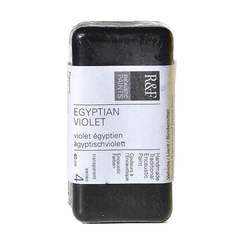 R  And  F Handmade Paints Encaustic Paint Egyptian Violet 40 Ml [Pack Of 2] (2PK-104D) image 1