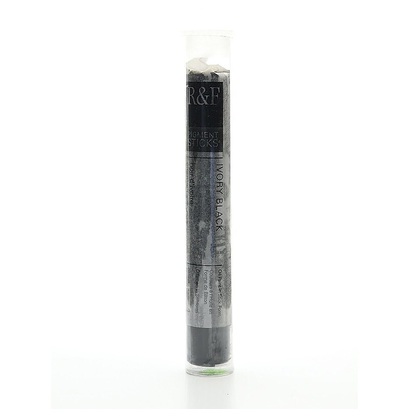 R  And  F Handmade Paints Pigment Sticks Ivory Black 38 Ml [Pack Of 2] (2PK-2112) image 1
