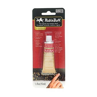 Rub 'N Buff The Original Wax Metallic Finish Antique Gold [Pack Of 3] (3PK-76362B)