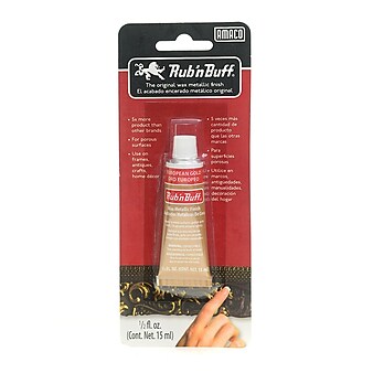 Rub 'N Buff The Original Wax Metallic Finish European Gold [Pack Of 3] (3PK-76379X)