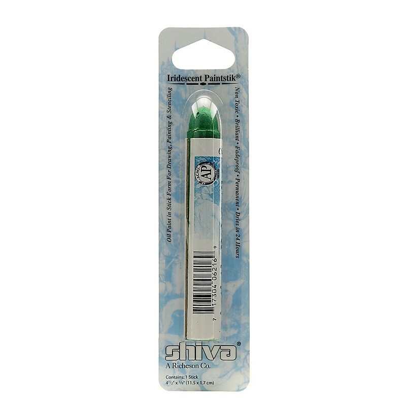 Shiva Artist'S Paintstik Oil Colors Green Iridescent (121727) image 1