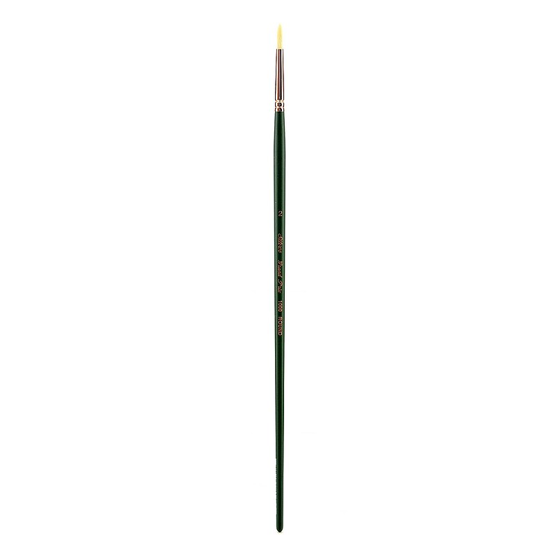 Silver Brush Grand Prix Series 1003 Hog Bristle Brush 2 Round 1000 (1000-2) image 1