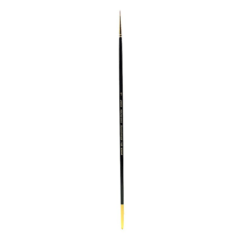 Silver Brush Renaissance Series Brushes Long Handle 1 Round 7100 (7100-1) image 1