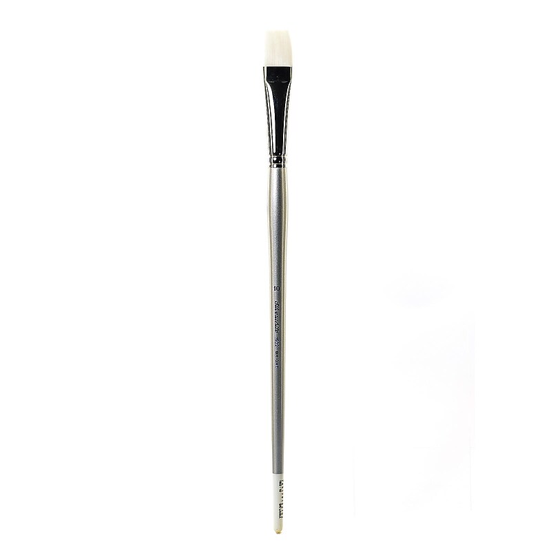 Silver Brush Silverwhite Series Synthetic Brushes Long Handle 10 Bright (1502LH-10) image 1
