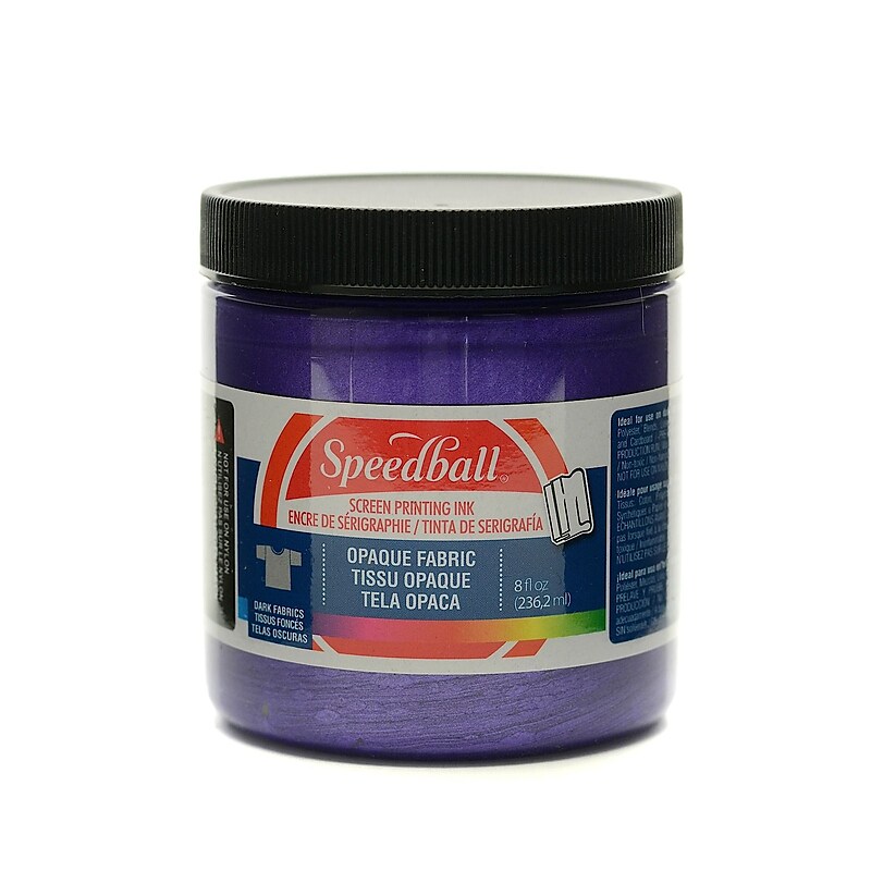 Speedball Opaque Fabric Screen Printing Inks Amethyst 8 Oz. (4806) image 1
