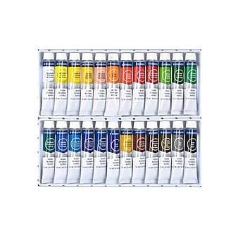 Staedtler Acrylic Paints, Assorted Colors, Set Of 24 (8500 C24A6)