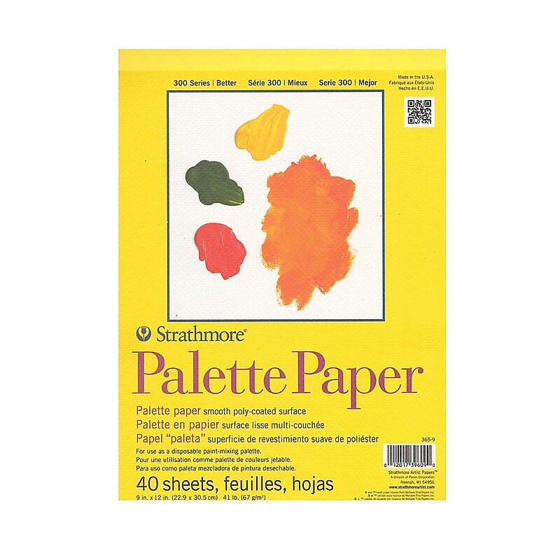 Strathmore Paper Palette Pad 9 In. X 12 In. [Pack Of 2] (2PK-365-9-1) image 1