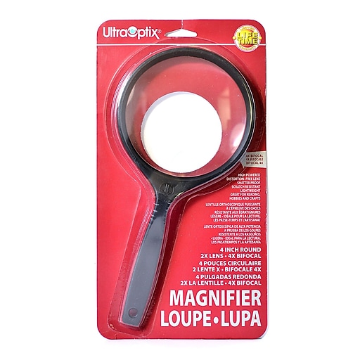 Handheld Magnifier 4X / 12D Round