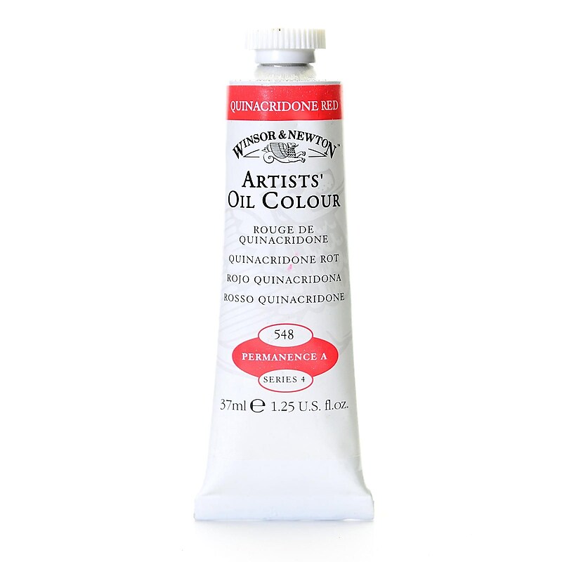 Winsor  And  Newton Artists' Oil Colours Quinacridone Red 548 37 Ml (1214548) image 1