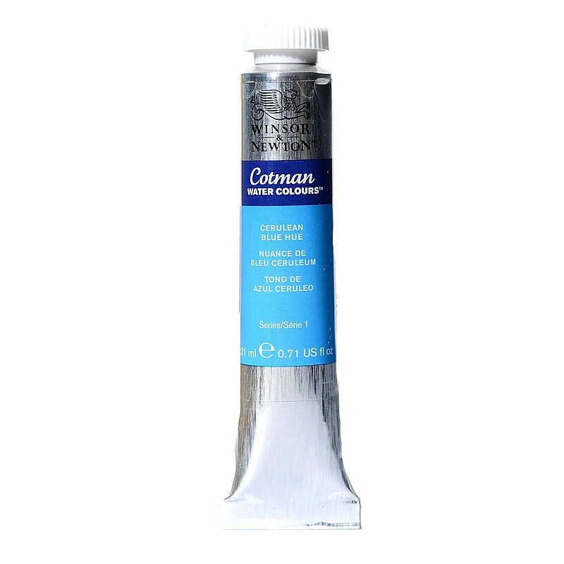 Winsor  And  Newton Cotman Water Colours Cerulean Blue Hue 139 21 Ml [Pack Of 2] (2PK-0308139) image 1